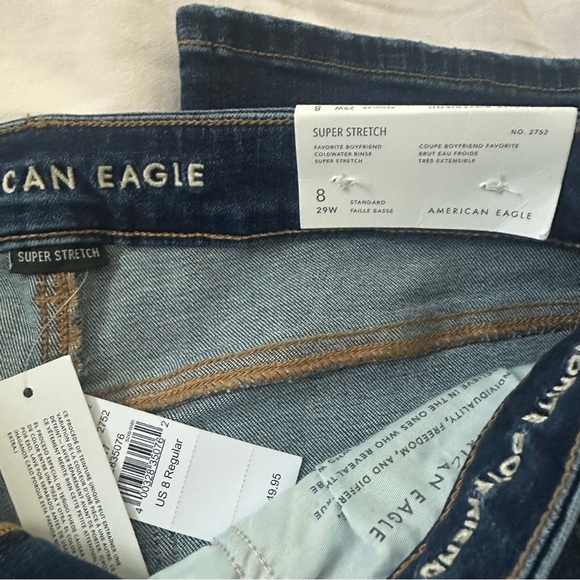 American Eagle Outfitters Boyfriend  Super Stretch Women's  Jeans - Picture 2 of 3